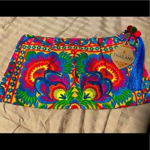 Thai Embroidered Clutch